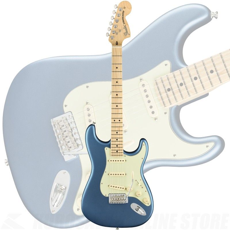 American Performer Stratocaster, Satin Lake Placid Blue