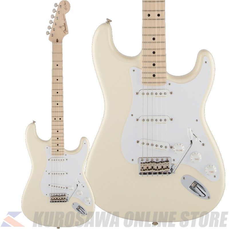 Eric Clapton Stratocaster Maple Fingerboard, Olympic White