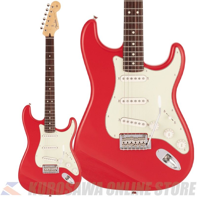 Made in Japan Hybrid II Stratocaster Rosewood Modena Red