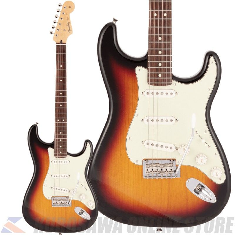 Made in Japan Hybrid II Stratocaster Rosewood 3-Color