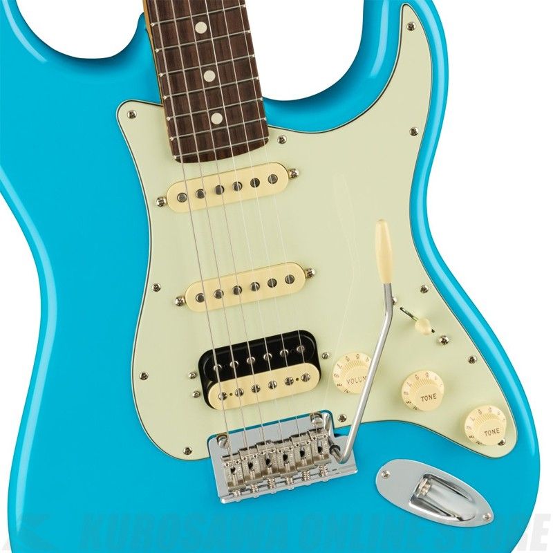 American Professional II Stratocaster HSS, Rosewood, Miami Blue