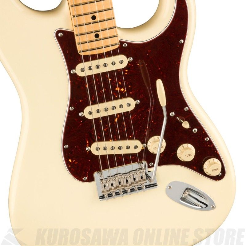 American Professional II Stratocaster, Maple, Olympic White