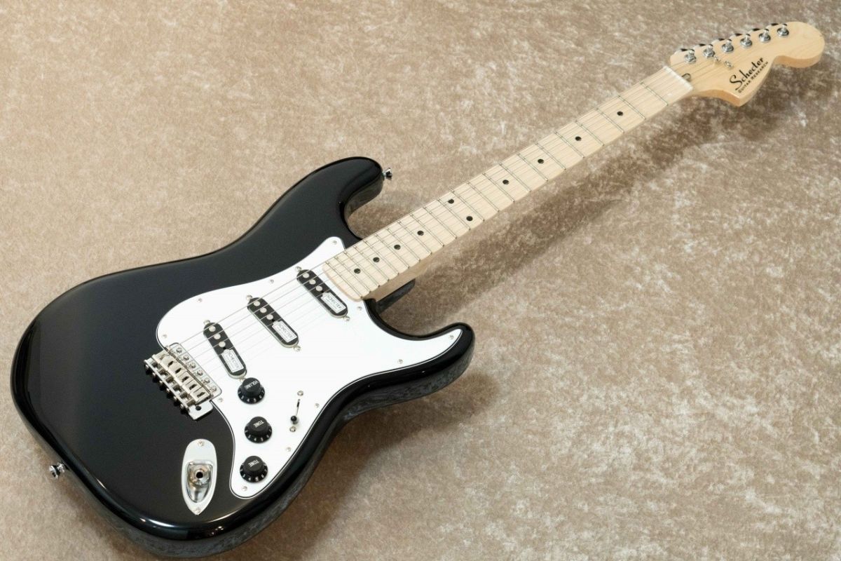 美品 SCHECTER PS-ST-DH-SC /BLK/M スキャロップ 限定 美品 SCHECTER PS-ST-DH-SC /BLK/M スキャロップ 限定