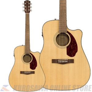 Fender Acoustics CD-140SCE Dreadnought, Walnut Fingerboard, Natural w/case 【アクセサリープレゼント】(ご予約受付中)