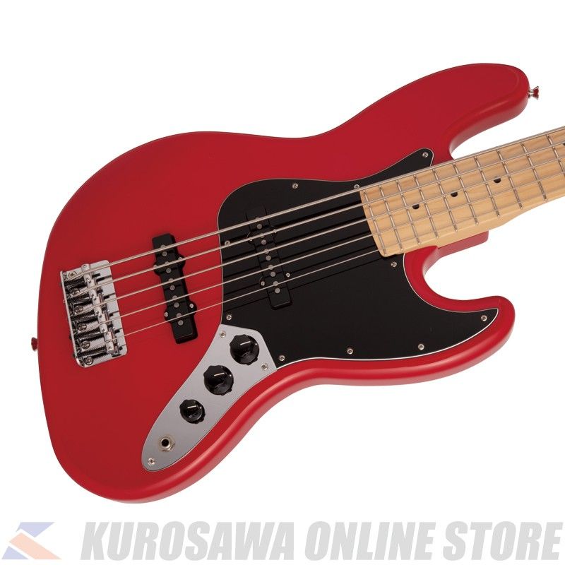 Made in Japan Hybrid II Jazz Bass V Maple Modena Red | 【クロサワ