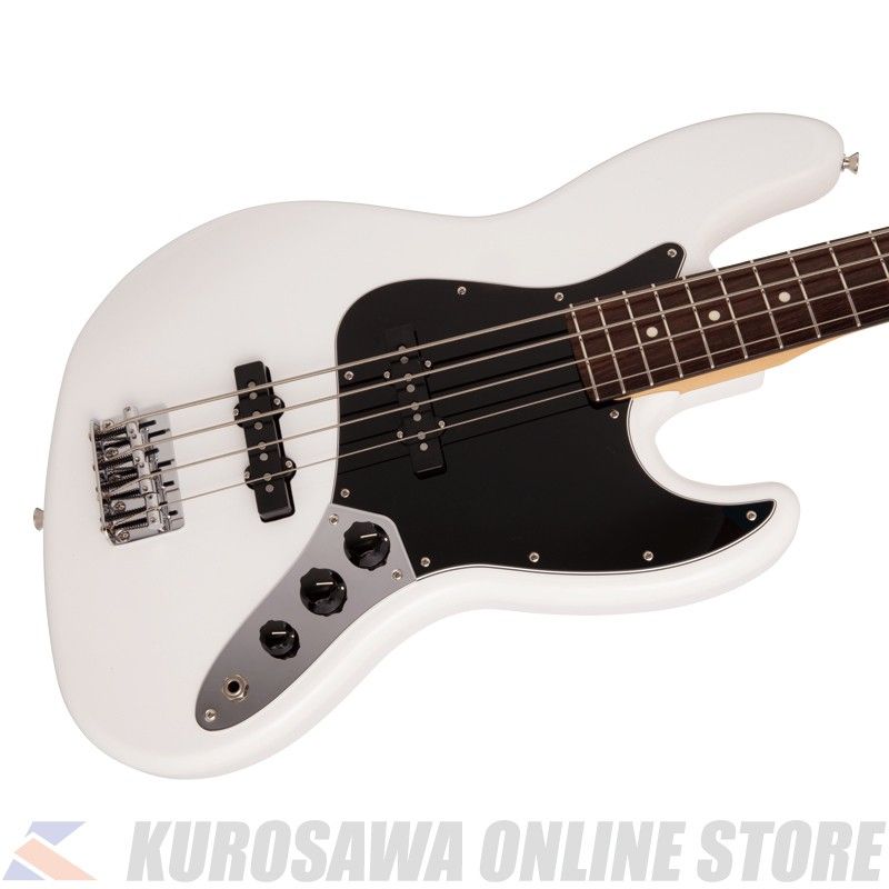 Made in Japan Hybrid II Jazz Bass Rosewood Arctic White