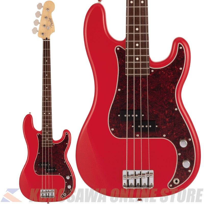 Made in Japan Hybrid II P Bass Rosewood Modena Red