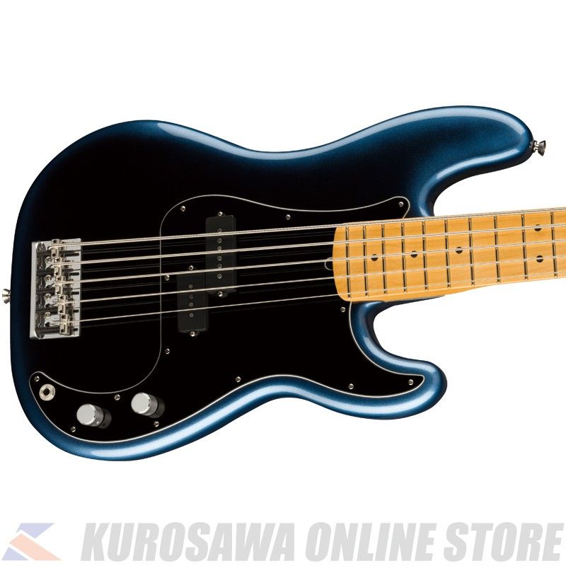 American Professional II Precision Bass V, Maple, Dark Night