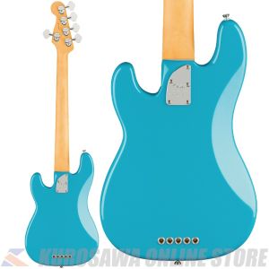 American Professional II Precision Bass V, Maple, Miami Blue