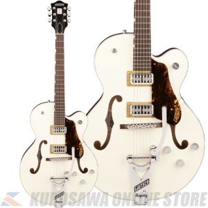 Gretsch G6118T Players Edition Anniversary Hollow Body Bigsby Vintage White (ご予約受付中)