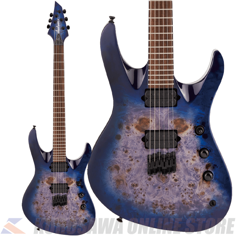 Pro Series Signature Chris Broderick Soloist HT6P Transparent Blue