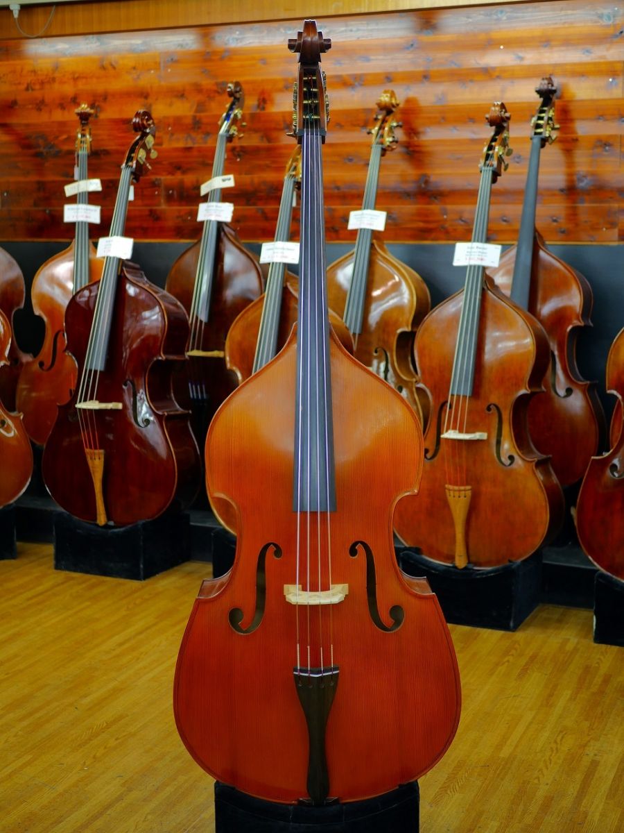 グリガ ジェムスII 総単板ウッドベース Gems II （Gamba shape / C