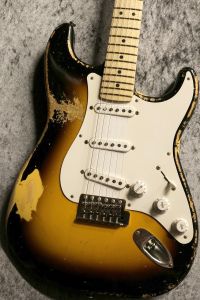 Aki's Guitar Aki's Strat Pine/Maple Aged 2Tone Sunburst 【想像を絶する爆鳴り個体】【3.07kg】