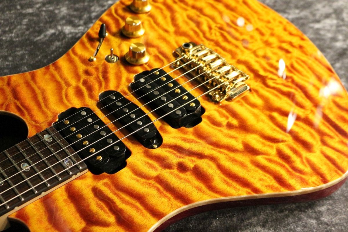 Custom Order HYDRA 24F Mahogany Body Premium Grade Quilt Maple Top