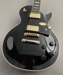 Epiphone Les Paul Custom -Ebony- #23031525960 ≒4.18kg【電装系CTSパーツ】【弦高調整ご相談ください】