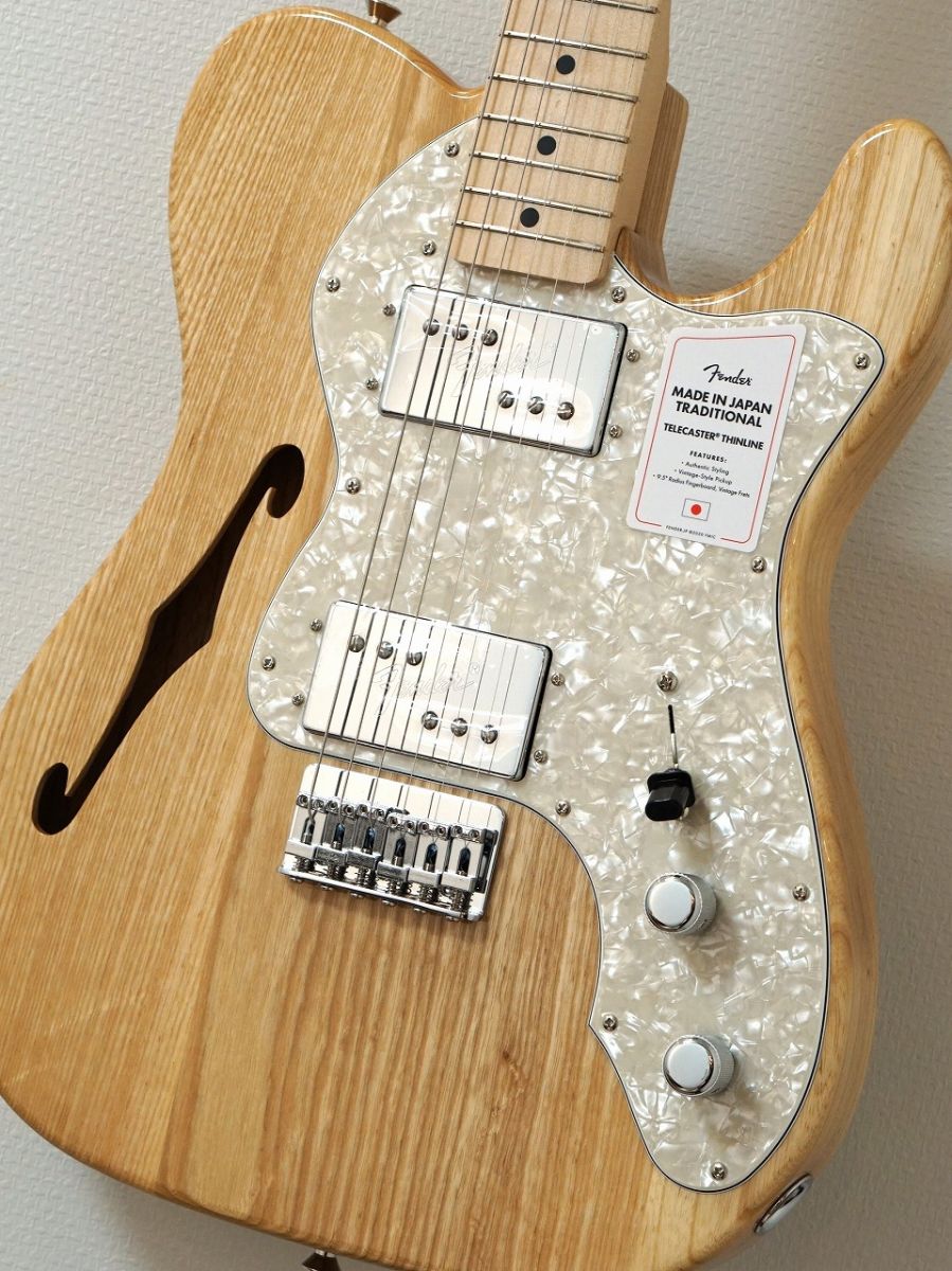Telecaster thinline アッシュボディ
