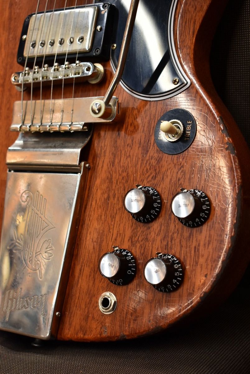 ギター Gibson Murphy Lab 1964 SG Standard Murphy LAB 1964 SG Standard w/Maestro Heavy Aged Faded