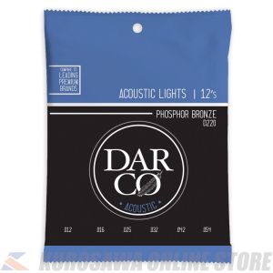 Martin Darco Acoustic Guitar Strings Phosphor Bronze (Light)[D220] 【ネコポス】【マーティンギター・公式グッズ取扱店】