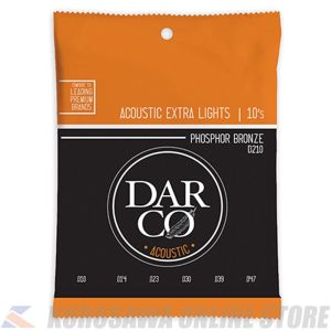 Martin Darco Acoustic Guitar Strings Phosphor Bronze (Extra Light)[D210] 【ネコポス】【マーティンギター・公式グッズ取扱店】
