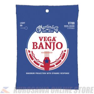 Martin Vega Banjo Strings Nickel (Medium)[V730] 【ネコポス】【マーティンギター・公式グッズ取扱店】