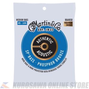 Martin Authentic Acoustic SP Acoustic Bass Strings (Medium) [MA4850] 【ネコポス】【マーティンギター・公式グッズ取扱店】