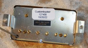 Gibson Custom Bucker VOS Goldカスタムバッカー Custombucker Matched Set - Gold | Gibson Pickups | Wildwood