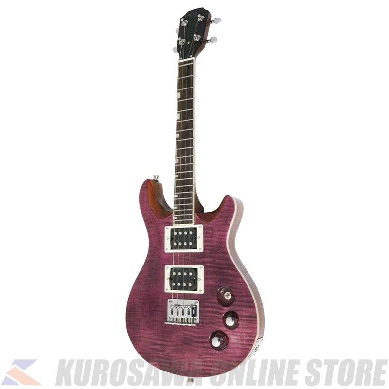 その他 Flight Rock Series Ele.Ukulele Vanguard Trans Purple