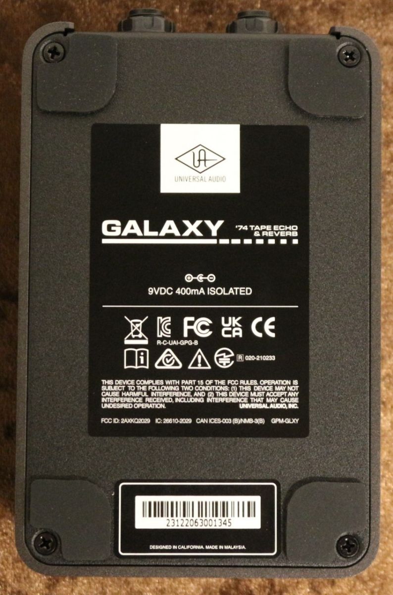 UAFX Galaxy '74 Tape Echo & Reverb | 【クロサワ楽器店