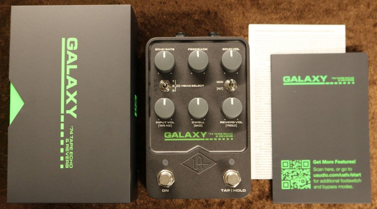 ギター UAFX Galaxy '74 Tape Echo & Reverb Universal Audio Galaxy '74 Tape Echo & Reverb Pedal | Sweetwater