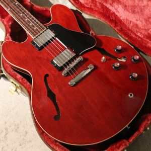 Gibson 【赤味を帯びたエキゾチック指板】 ES-335 ~60s Cherry~ #210830316 【3.60kg】【ドットポジション】
