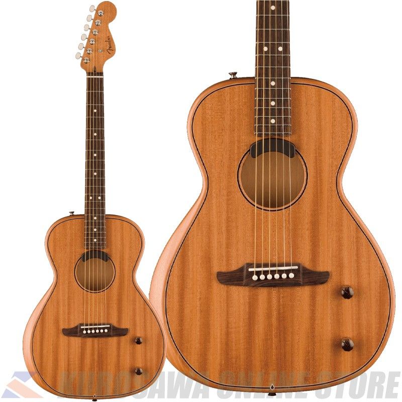 Fender Highwayシリーズ Parlor ギグバック付 Highway Series Parlor, Rosewood, All-Mahogany | 【クロサワ楽器店