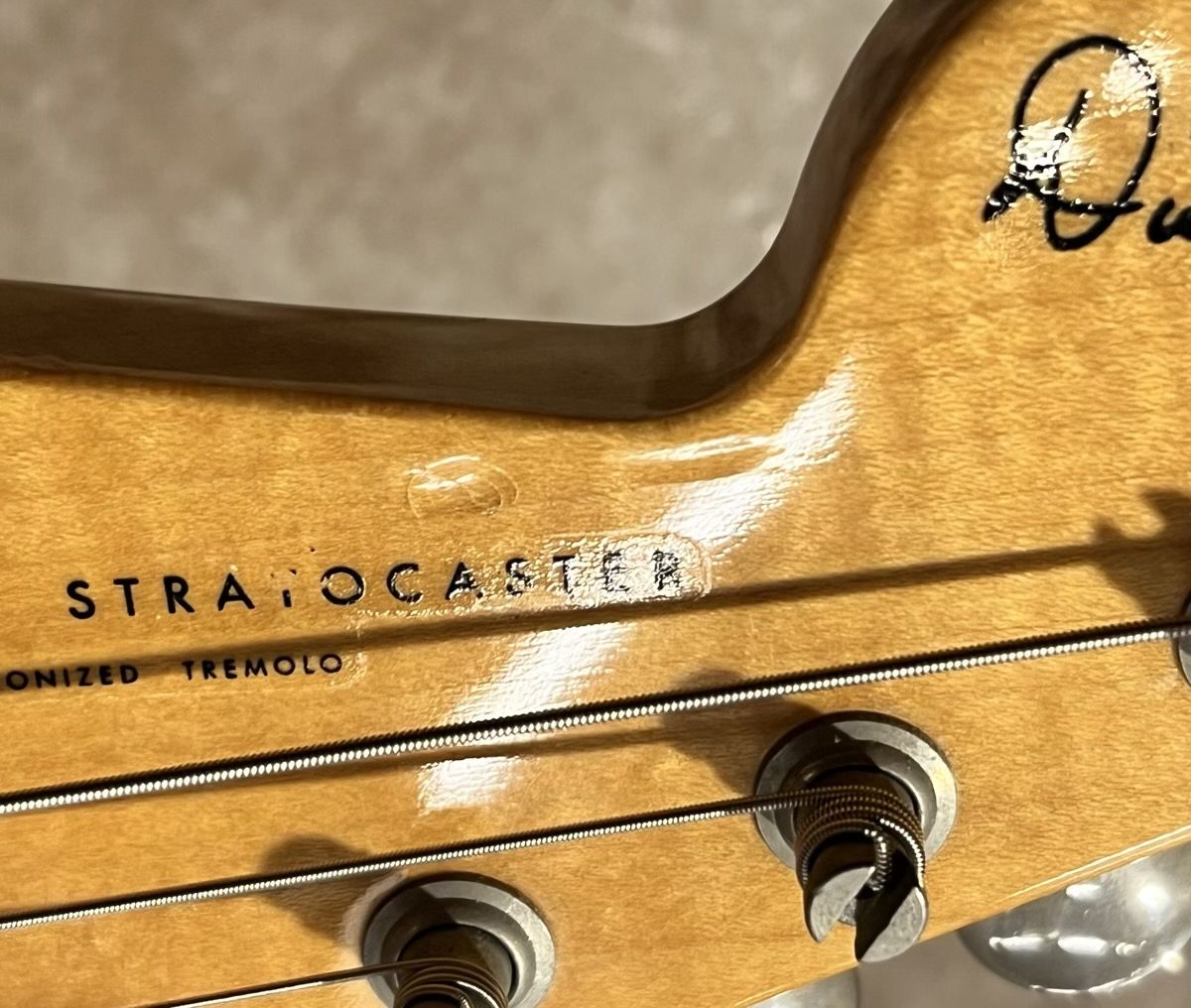 Dick Dale Stratocaster Chartreuse Sparkle finish 1994年製