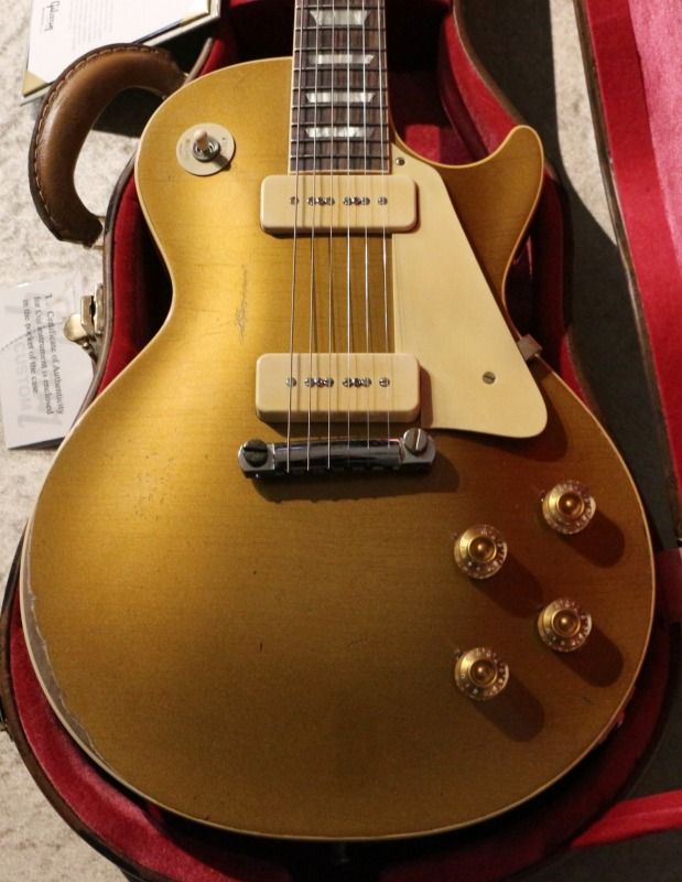 Murphy Lab 1954 Les Paul Gold Top Heavy Aged ~Double Gold Murphy Lab 1954 Les Paul Gold Top Heavy Aged ~Double Gold