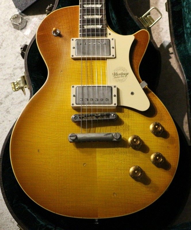 Custom Shop H-150 Plain Top Artisan Aged ~Dirty Lemon Burst