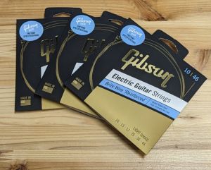 Gibson SEG-BWR10 3セットパック Brite Wire 'Reinforced' Electric Guitar Strings 【ギブソン純正エレキギター弦】