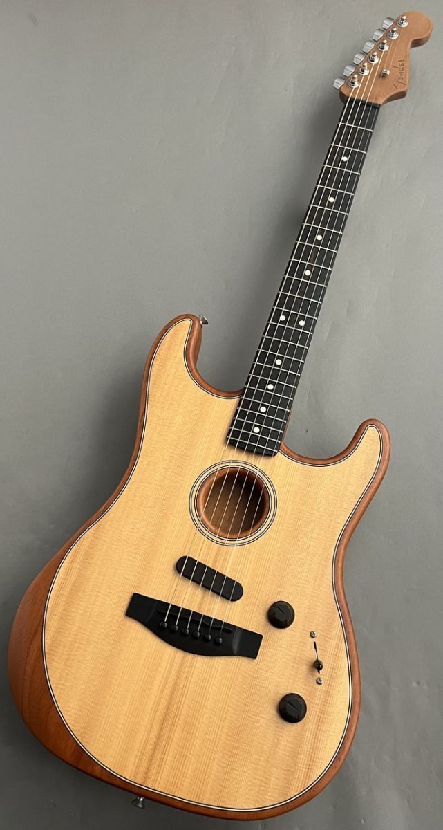 ギター Acoustasonic Stratocaster Fender AMERICAN ACOUSTASONIC STRATOCASTER Ebony Fingerboard