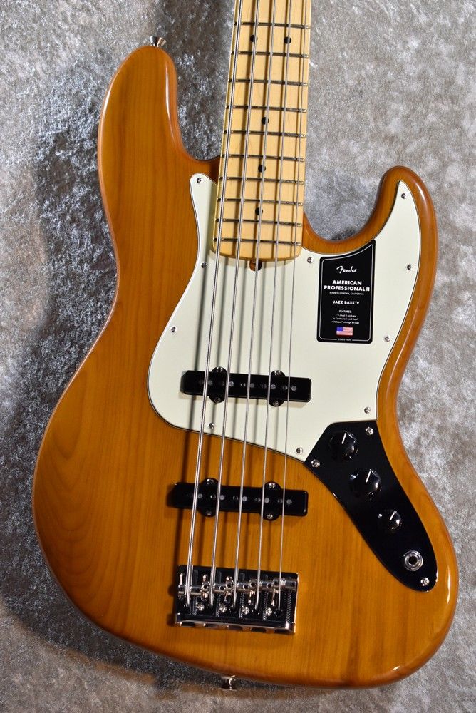 AMERICAN PROFESSIONAL II JAZZ BASS V -Roasted Pine- #US23046204 