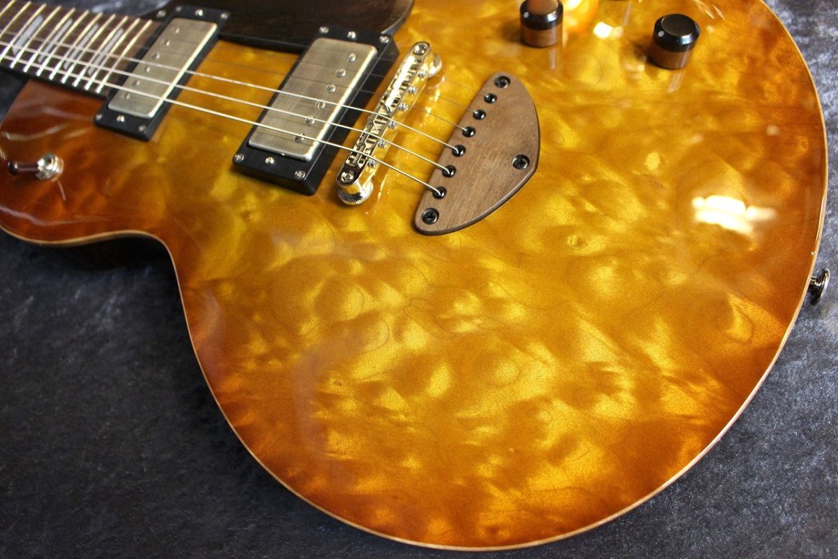 CTM Grain Arched 1P Quilt Top Jacaranda FB 1P Cuban Maho Body&Neck