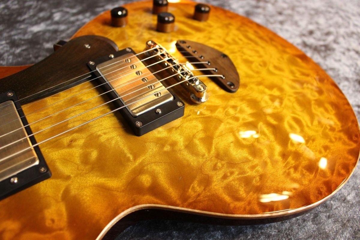 CTM Grain Arched 1P Quilt Top Jacaranda FB 1P Cuban Maho Body&Neck