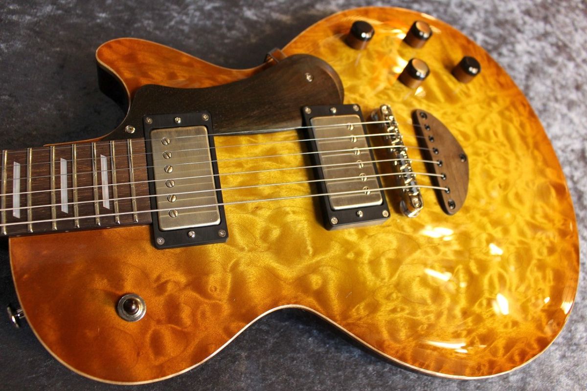 CTM Grain Arched 1P Quilt Top Jacaranda FB 1P Cuban Maho Body&Neck