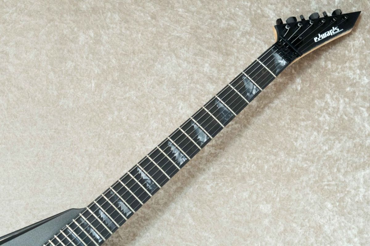 EDWARDS Alexiモデル BLACKY 美品 E-ALEXI BLACKY -Metallic Black Satin with Gloss Black