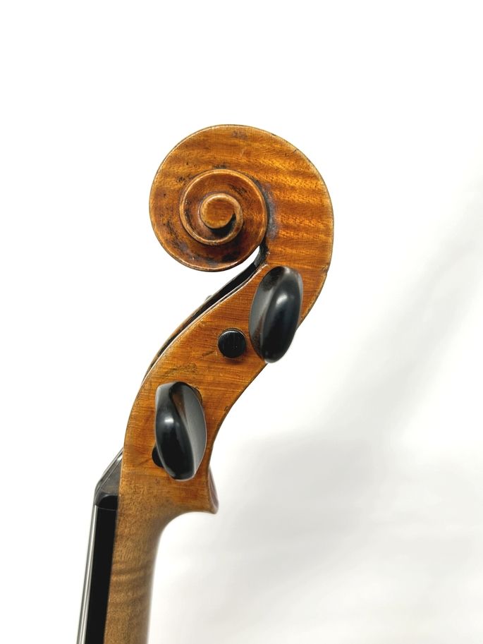 希少裏板彫刻】 J.B.ルジェリラベル バイオリン 4/4 バロック仕様 希少
