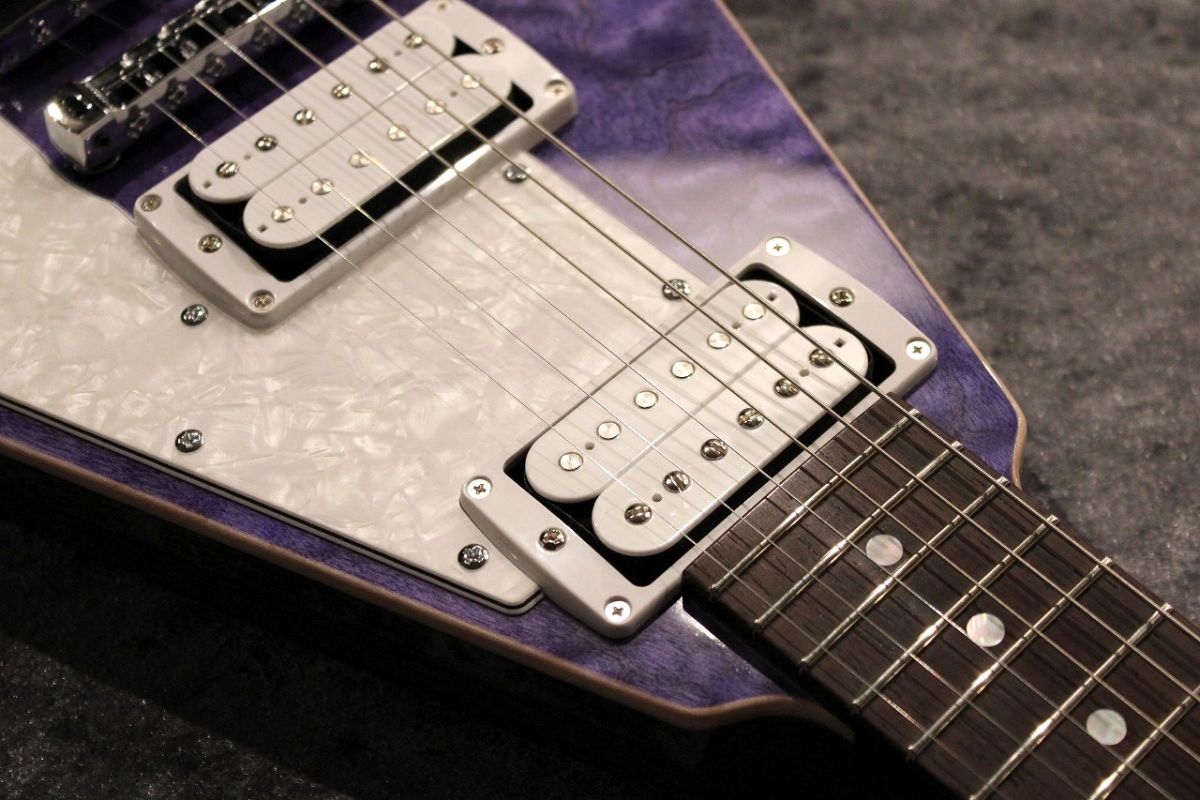 ギター KIP VAC9 vysk 2H Quilt Maple Top/Ash Back/Madagascar Rose FB Trans