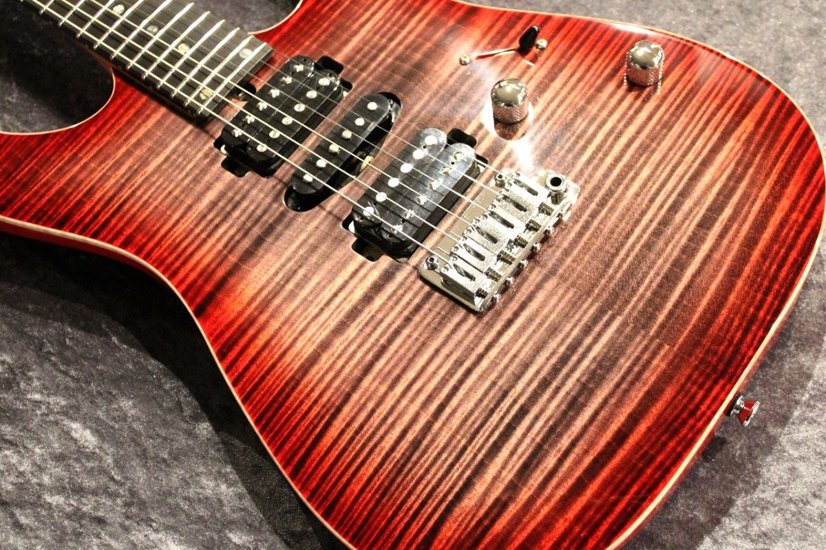 Custom Order DST-Pro24 5A Flame/Alder Black Red Burst