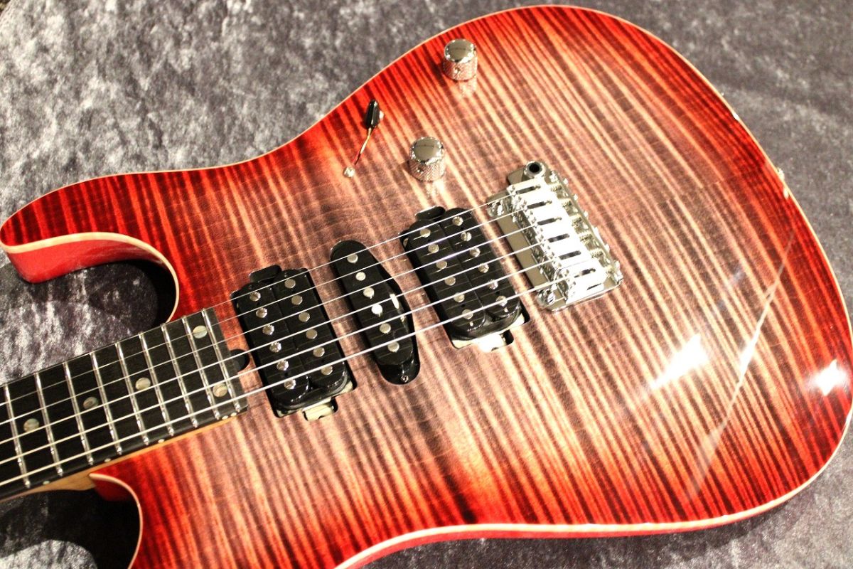 Custom Order DST-Pro24 5A Flame/Alder Black Red Burst