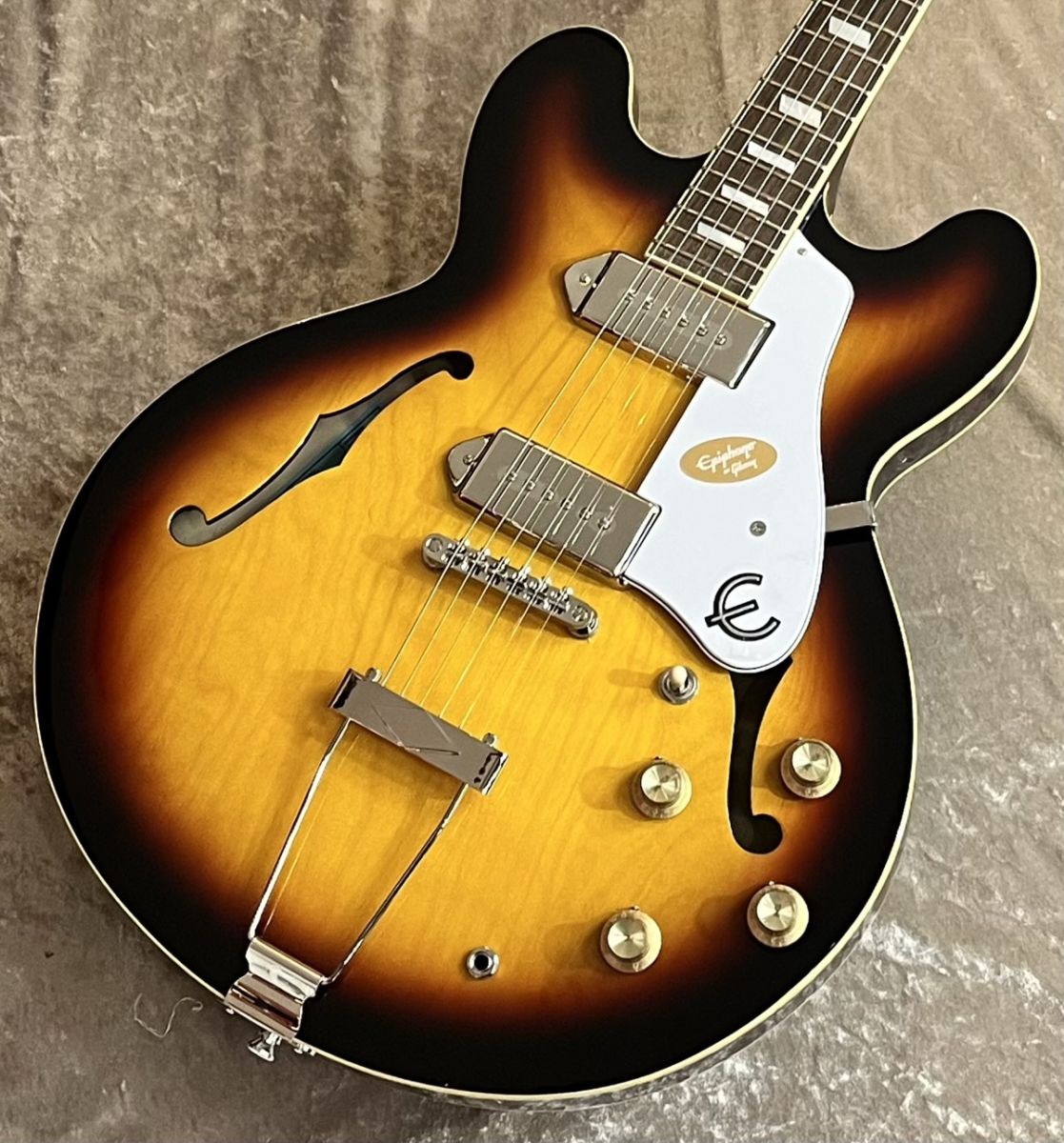 エピフォン サンバースト ギター　CASINO SB Epiphone エピフォン CASINO Vintage Sunburst カジノ エレキ