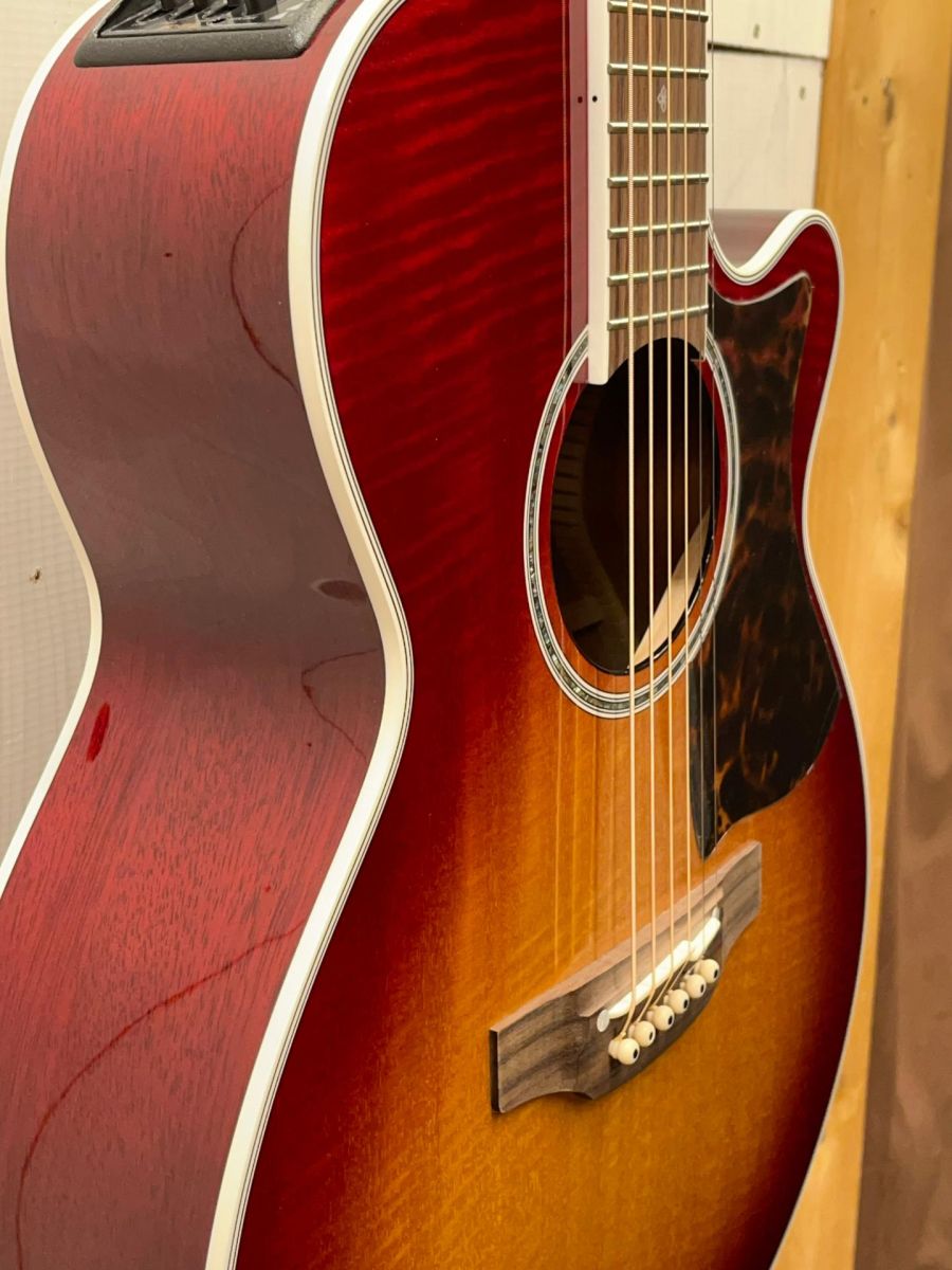 【動画あり】豪快なハカランダ！当時のTakamineの最高級モデル TW-100 再録】Takamineの最高峰モデル Elite TW-100サイドもバックも