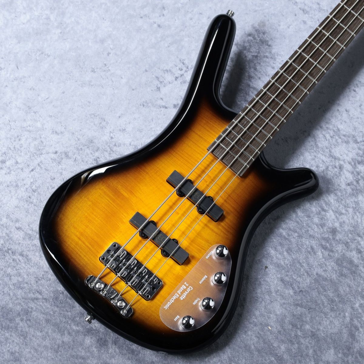 RockBass Corvette Classic 4st - Almond Sunburst Tramsparent 