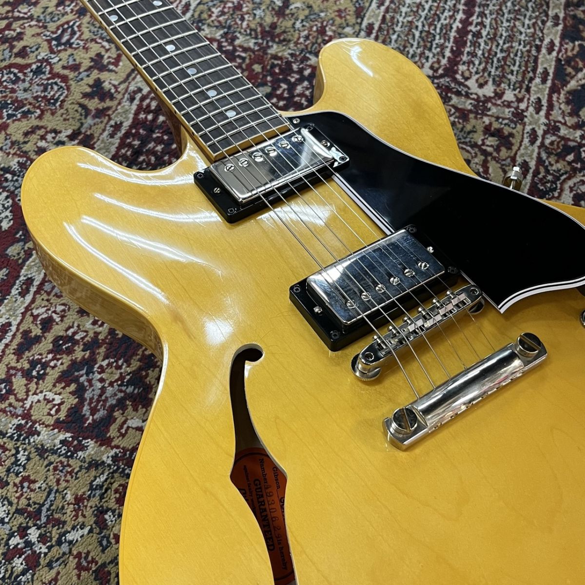 ギター Gibson CS Murphy Lab 1959 ES335 Murphy Lab 1959 ES-335 Reissue U.L.Aged Vintage Natural