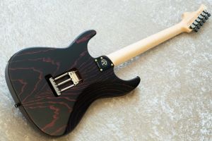 Seeker S 24F SSH w/Selected Flame Maple -Openpore Black / Red